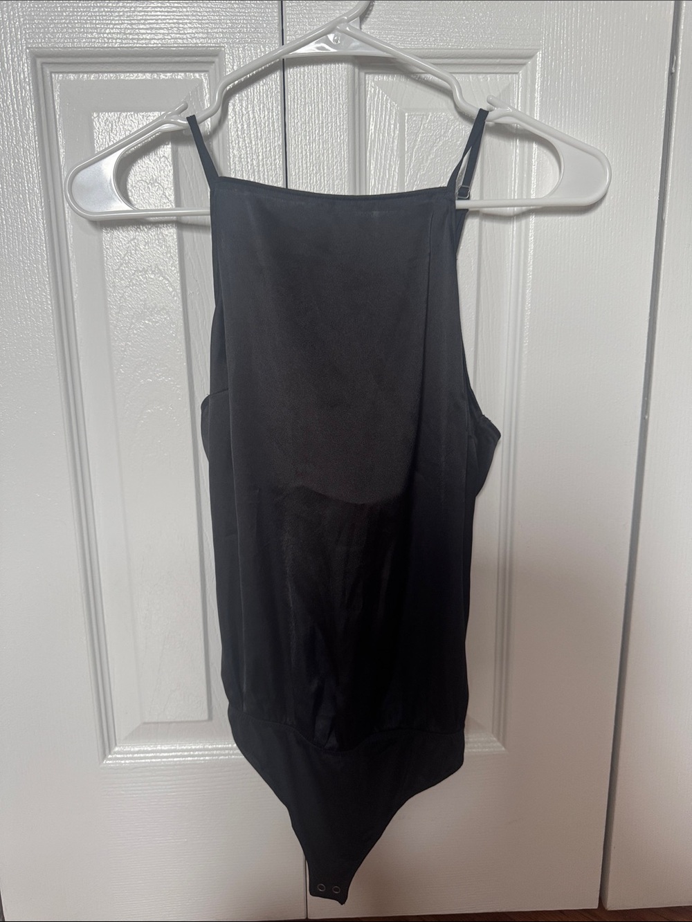 Abercrombie and Fitch XS Black Women's Bodysuit Top - open Back with lace to tie